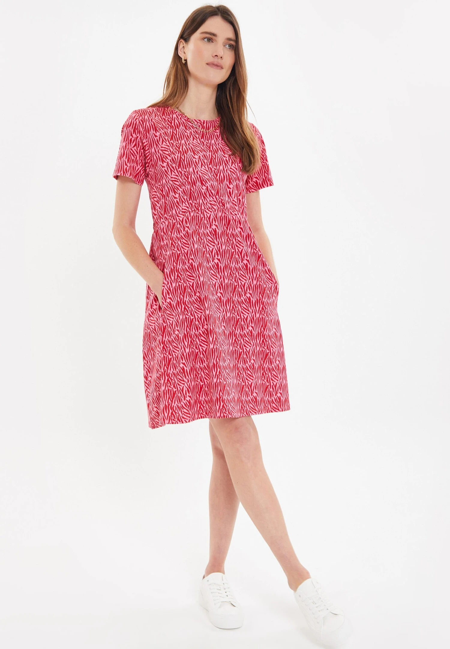 Threadbare With Pockets - Jurk - Pink Zebra 4 Threadbare With Pockets - Jurk - Pink Zebra - Afbeelding 2