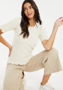 Threadbare Thb Auckland Pointelle - T-Shirt Basic - Stone 12 Threadbare Thb Auckland Pointelle - T-Shirt Basic - Stone -eleanor & daniel 392fd567b02548068dbe480537f01eaa