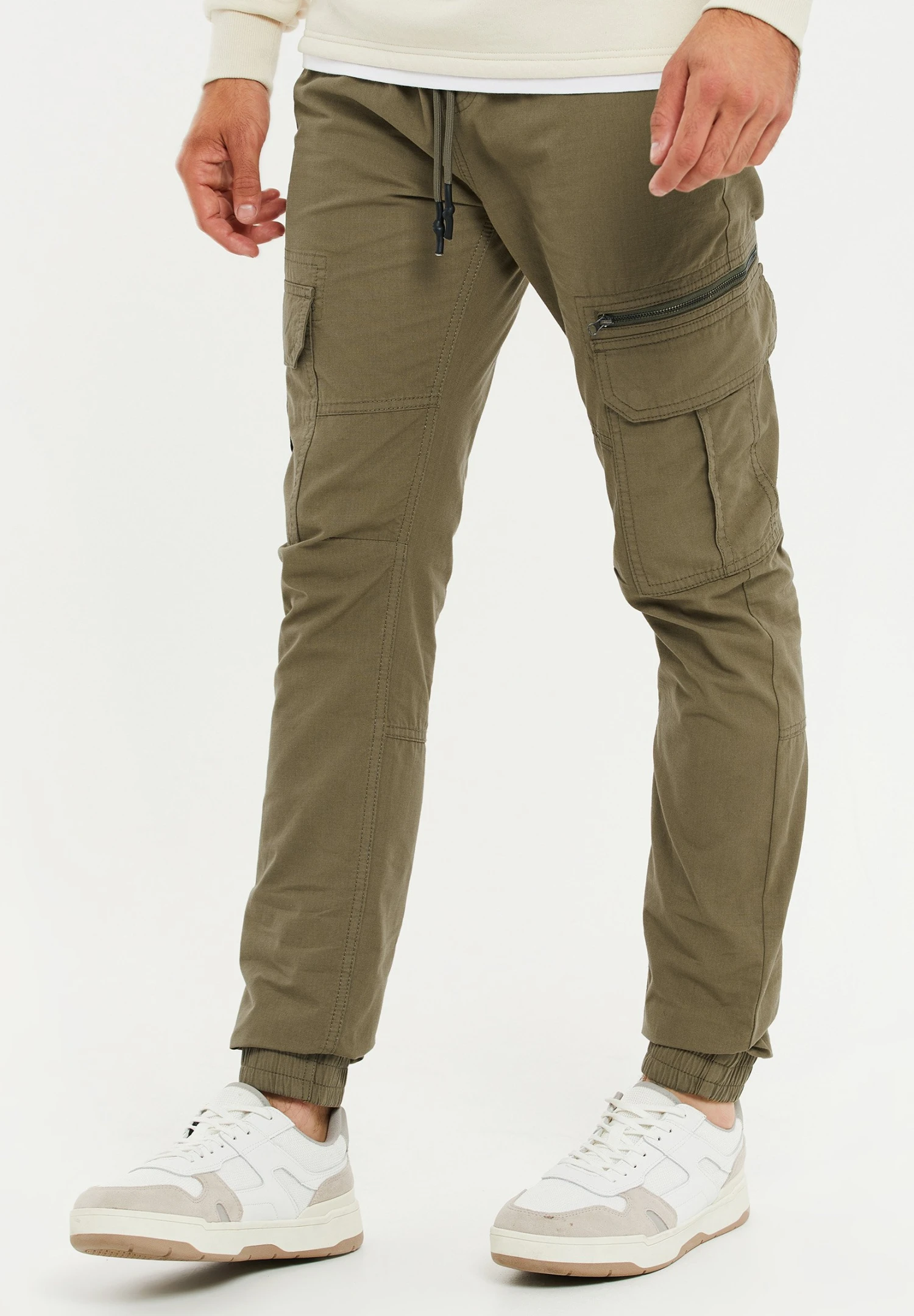 Threadbare Cargobroek - Khaki 3 Threadbare Cargobroek - Khaki