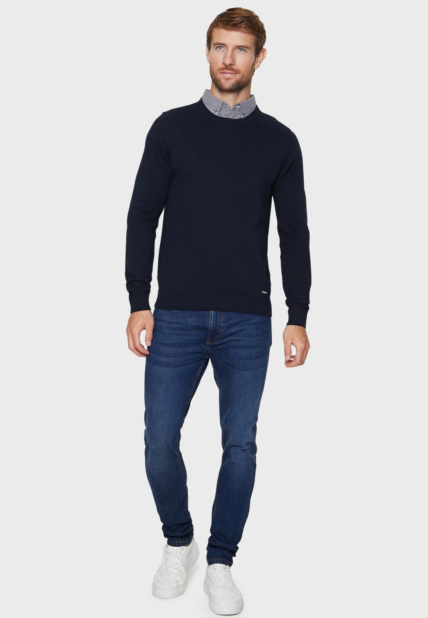 Threadbare Gibbs - Trui - Navy 4 Threadbare Gibbs - Trui - Navy - Afbeelding 2
