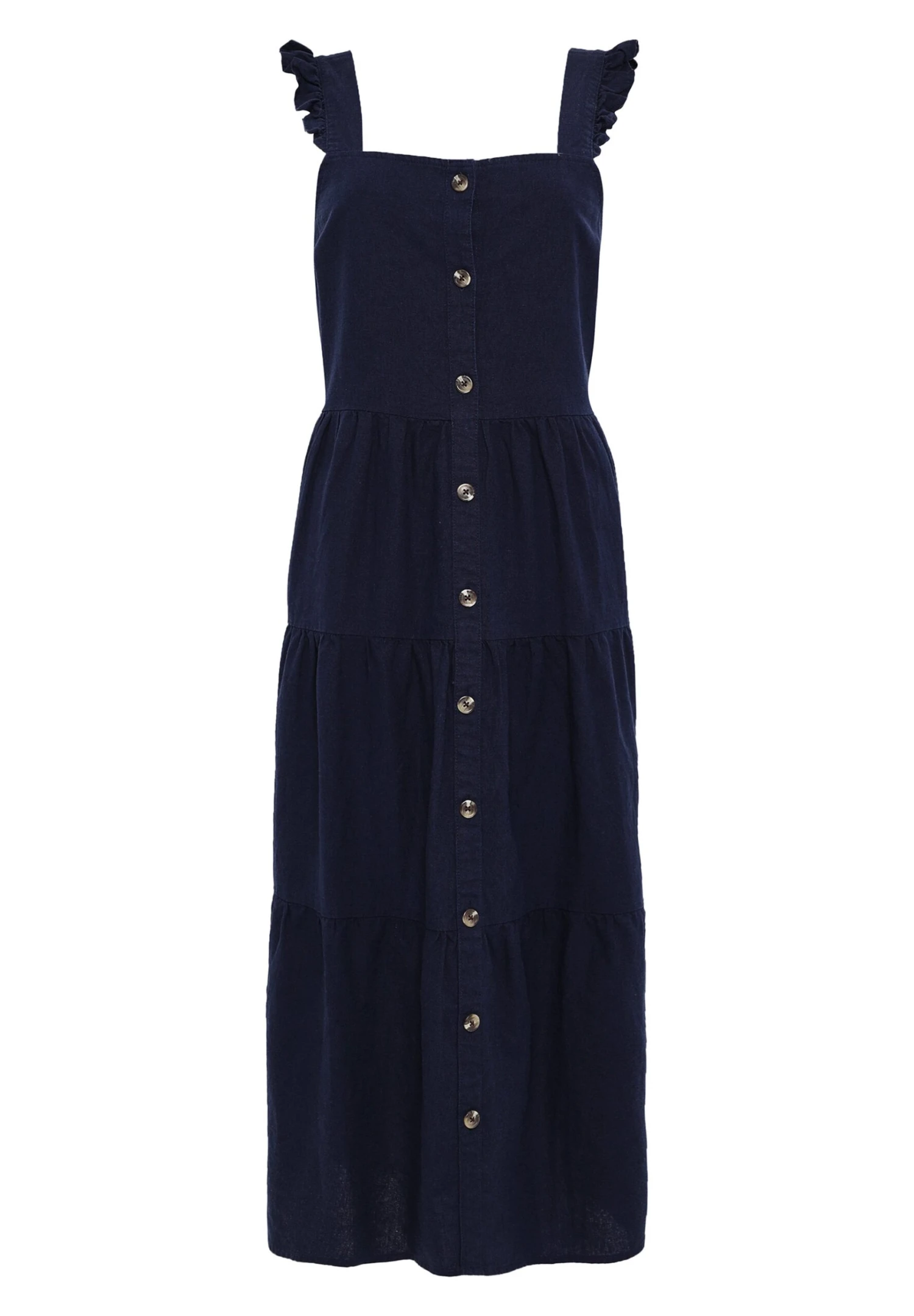 Threadbare Oak Flutter - Blousejurk - Navy 7 Threadbare Oak Flutter - Blousejurk - Navy - Afbeelding 5