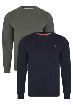 Threadbare Satsuma 2 Pack - Sweater - Navy Khaki