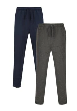 Threadbare 2Pk Rene - Pyjamabroek - Navy & Charcoal Marl -eleanor & daniel 3e18b3801e894bef9b23d32151c3ab70