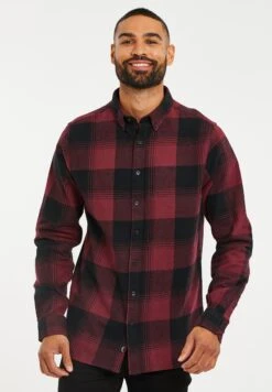 Threadbare L/Slv Cortona - Overhemd - Red