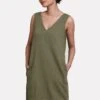 Threadbare Thb Peggy V - Jurk - Olive 2 Threadbare Thb Peggy V - Jurk - Olive -eleanor & daniel 4117970d2b914d58b21b540385bd108c