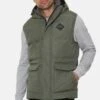 Threadbare Athletic - Bodywarmer - Khaki -eleanor & daniel 42f7a9bc8985477eb8fd5744a33c48d7