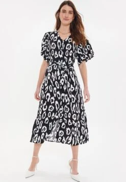 Threadbare Belted - Jurk - Black