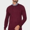 Threadbare Gibbs - Trui - Burgundy -eleanor & daniel 449d980e03f04dadabfbc83e6c5882b9