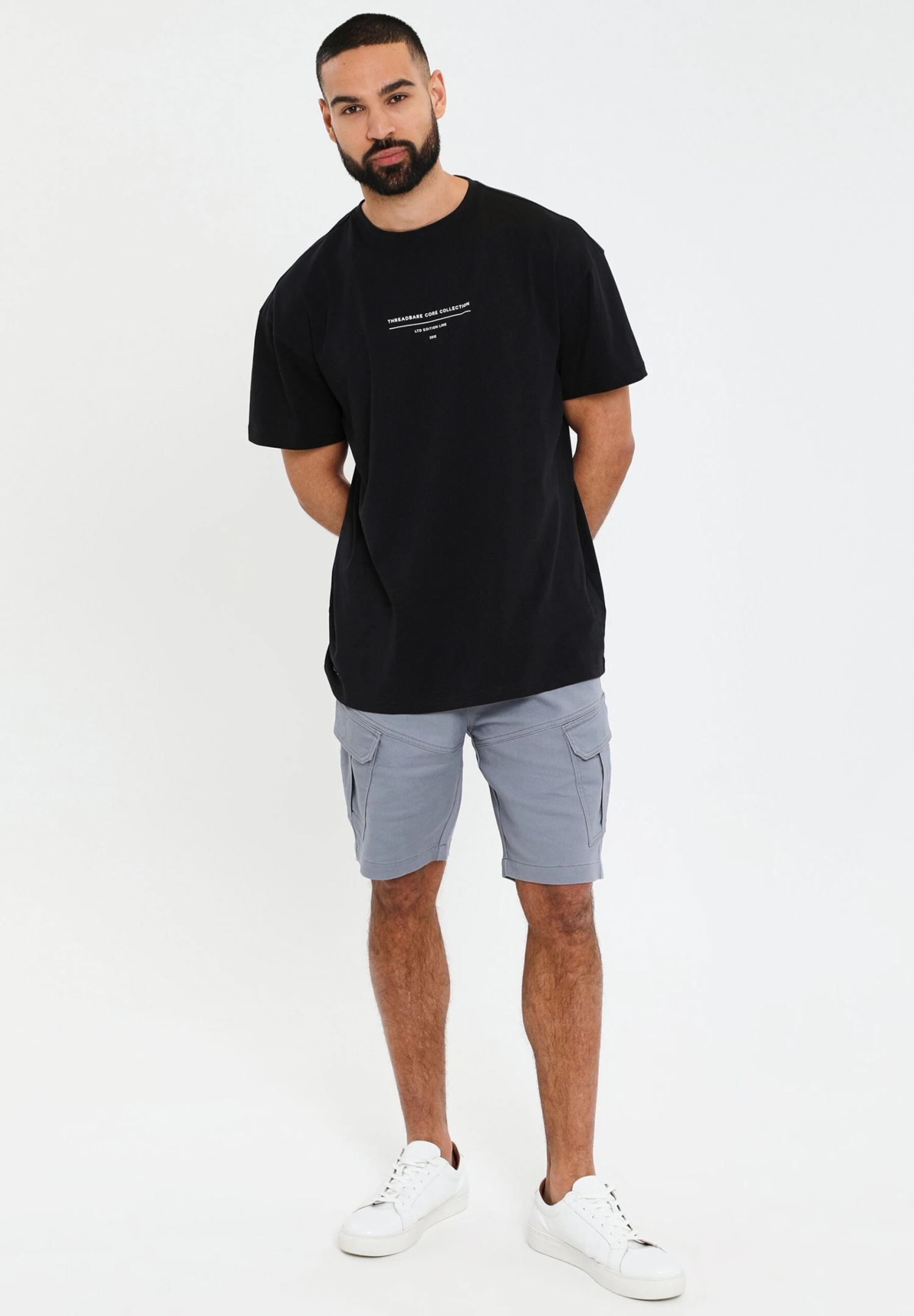 Threadbare Rocky - Shorts - Blue 4 Threadbare Rocky - Shorts - Blue - Afbeelding 2