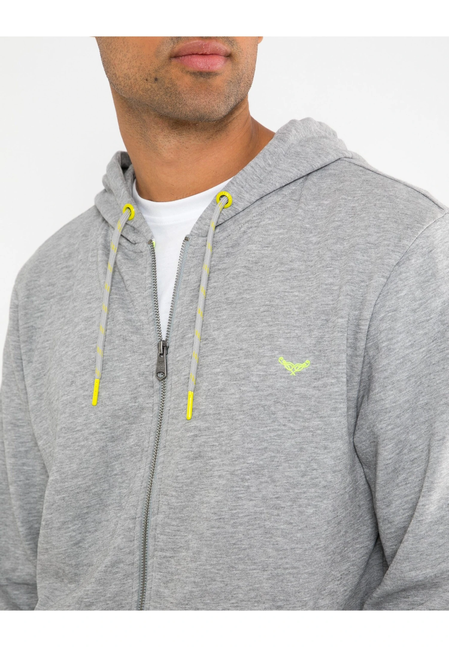 Threadbare Tangerine - Sweater Met Rits - Grau 7 Threadbare Tangerine - Sweater Met Rits - Grau - Afbeelding 5