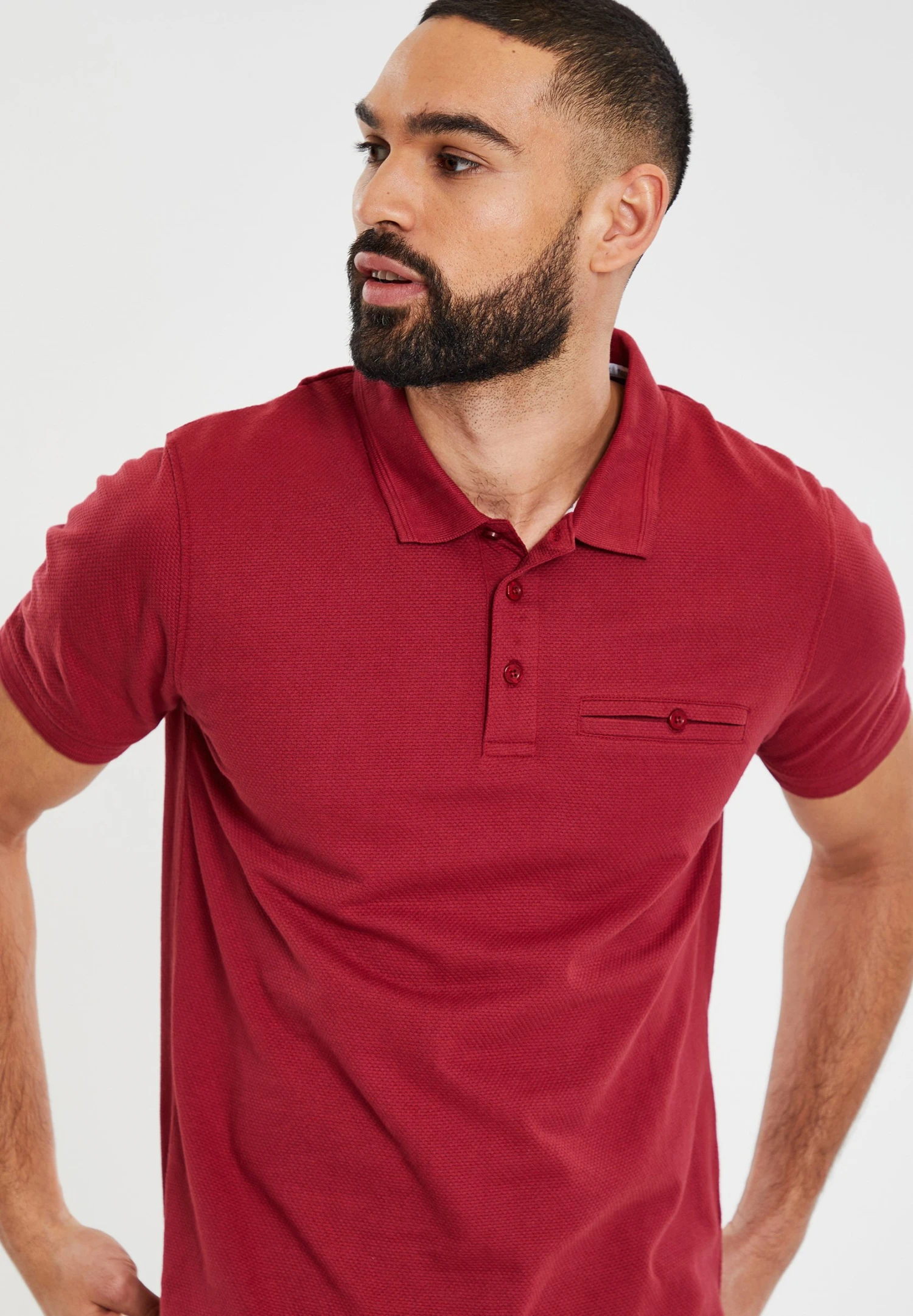 Threadbare Thb Maxton - Poloshirt - Bloodstone 6 Threadbare Thb Maxton - Poloshirt - Bloodstone - Afbeelding 4