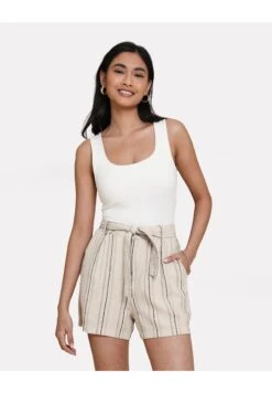 Threadbare Thb Laurence Tie Waist - Shorts - Natural 10 Threadbare Thb Laurence Tie Waist - Shorts - Natural -eleanor & daniel 49a18193bd4745d180c302da39229ec6