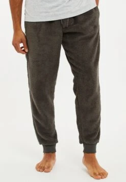 Threadbare Oval - Pyjamabroek - Charcoal Borg