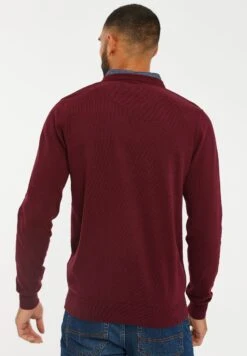 Threadbare Panda - Trui - Burgundy -eleanor & daniel 4c9ff82cc7da4309977771eedb29c6f7