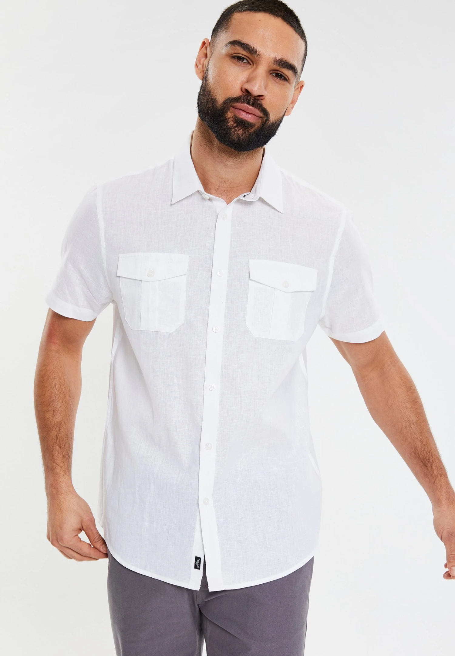 Threadbare Overhemd - White 3 Threadbare Overhemd - White