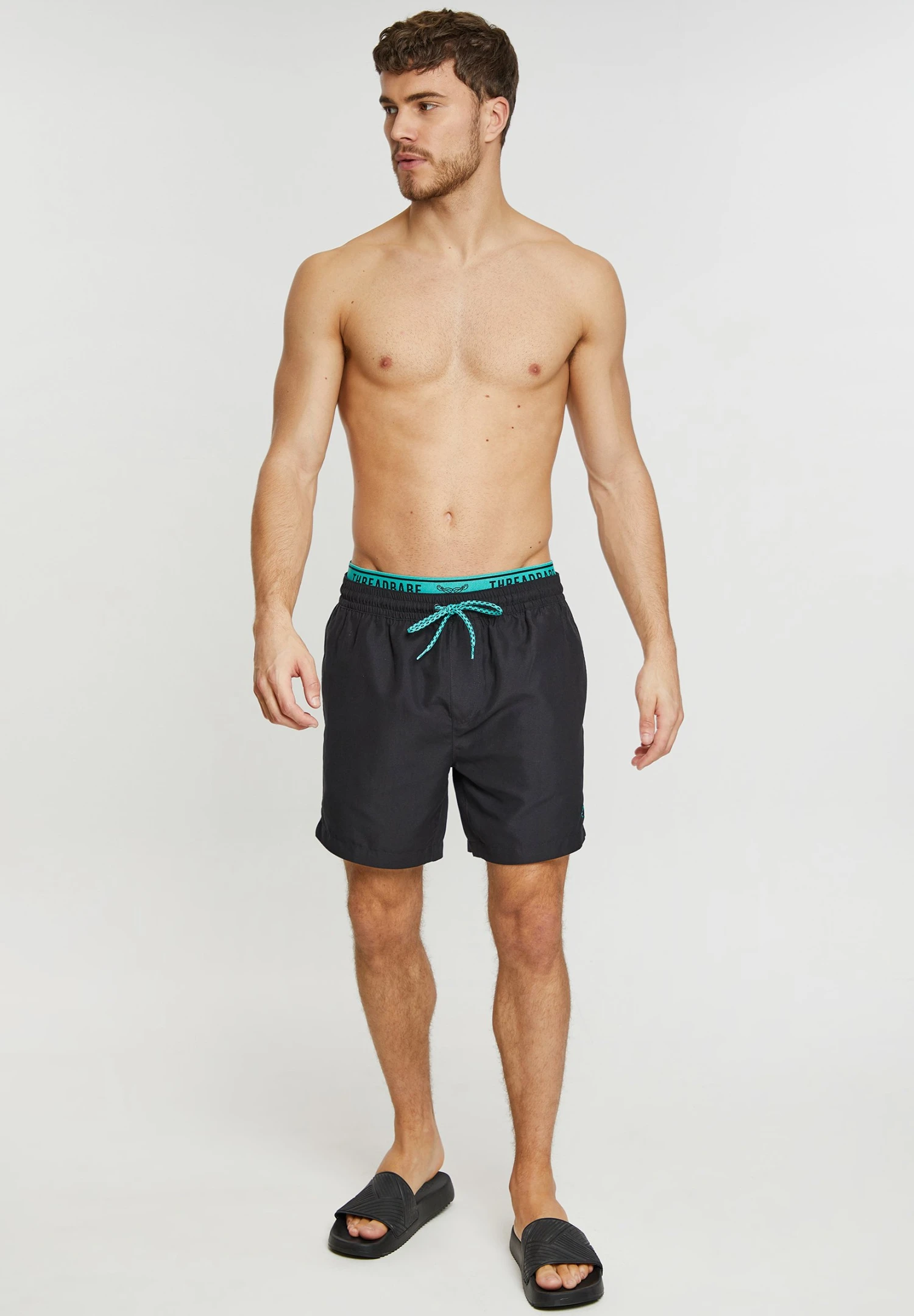 Threadbare Parker - Zwemshorts - Black 4 Threadbare Parker - Zwemshorts - Black - Afbeelding 2