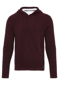 Threadbare Grayson - Trui - Burgundy Black Twist -eleanor & daniel 51073908c9da41ea87e6a51c0a56c163