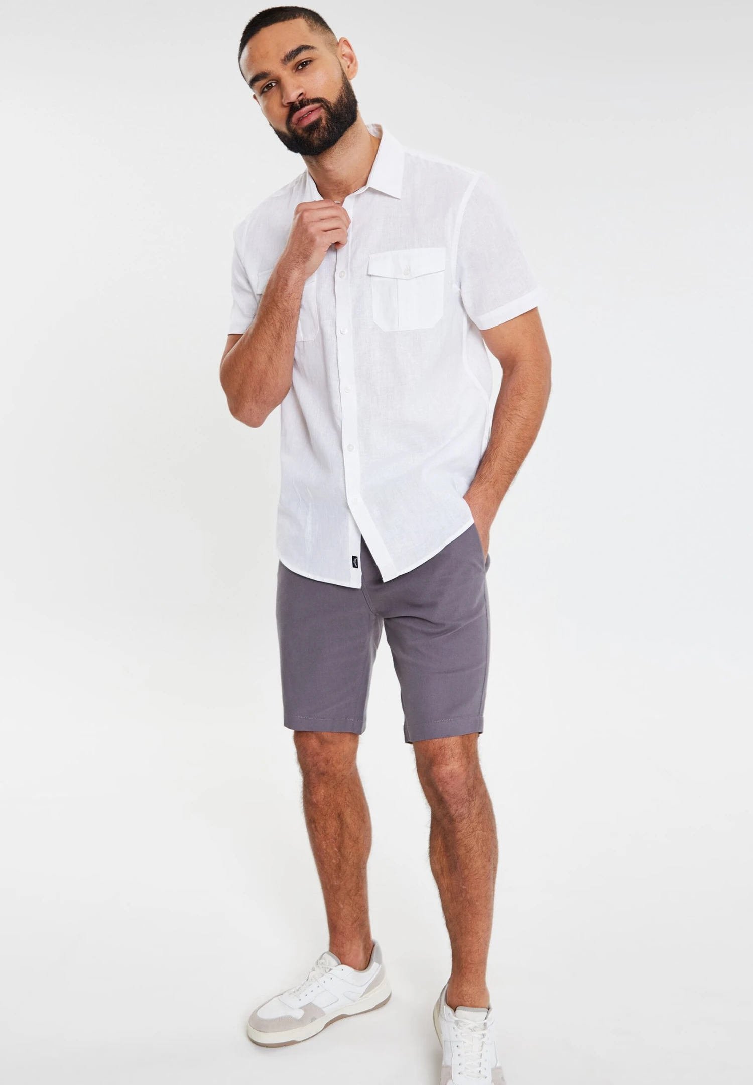 Threadbare Overhemd - White 4 Threadbare Overhemd - White - Afbeelding 2