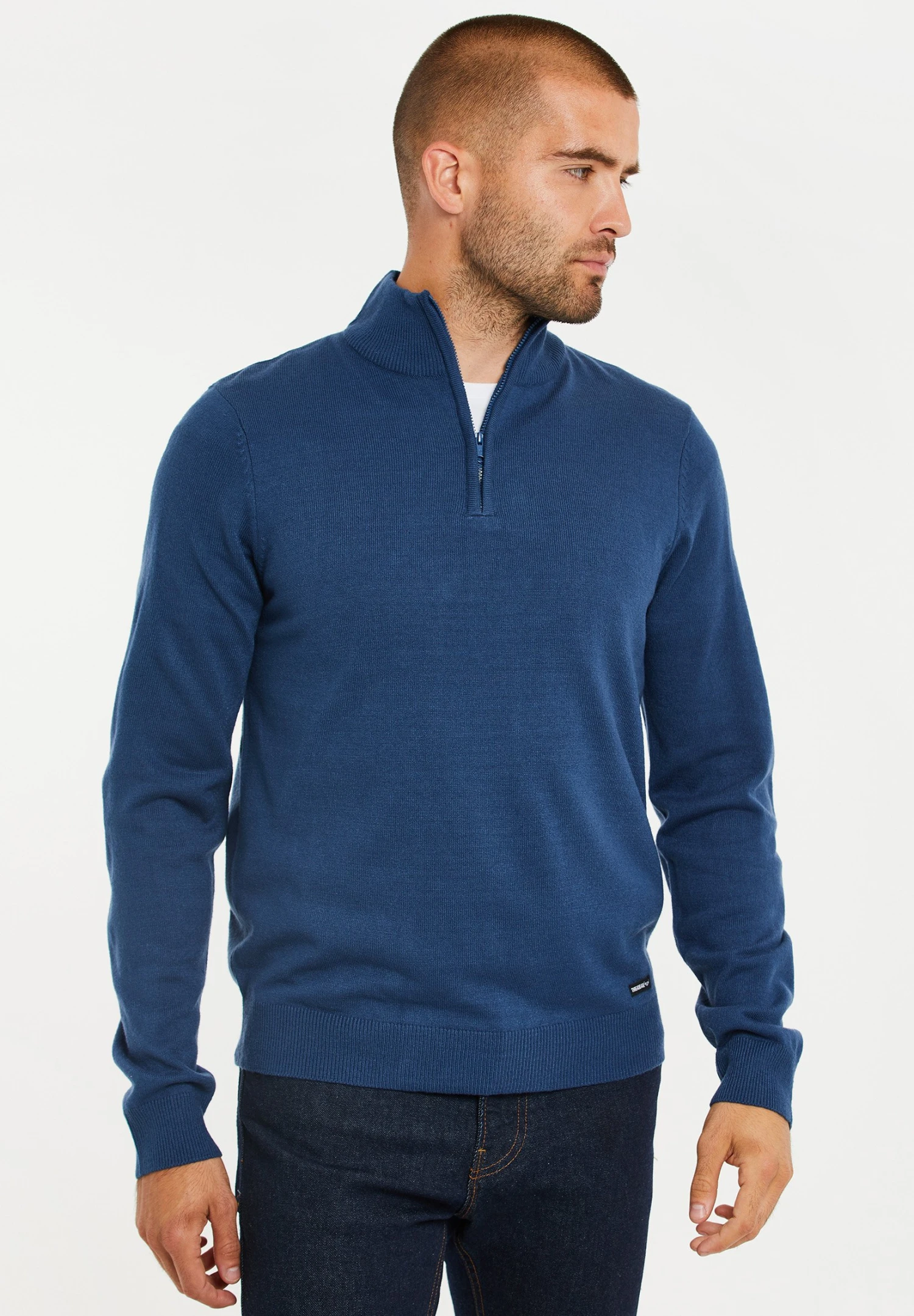 Threadbare - Trui - Denim Blue 3 Threadbare - Trui - Denim Blue