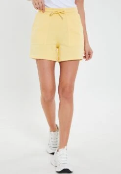 Threadbare Thb Spencer Tie Waist- Trainingsbroek - Lemon