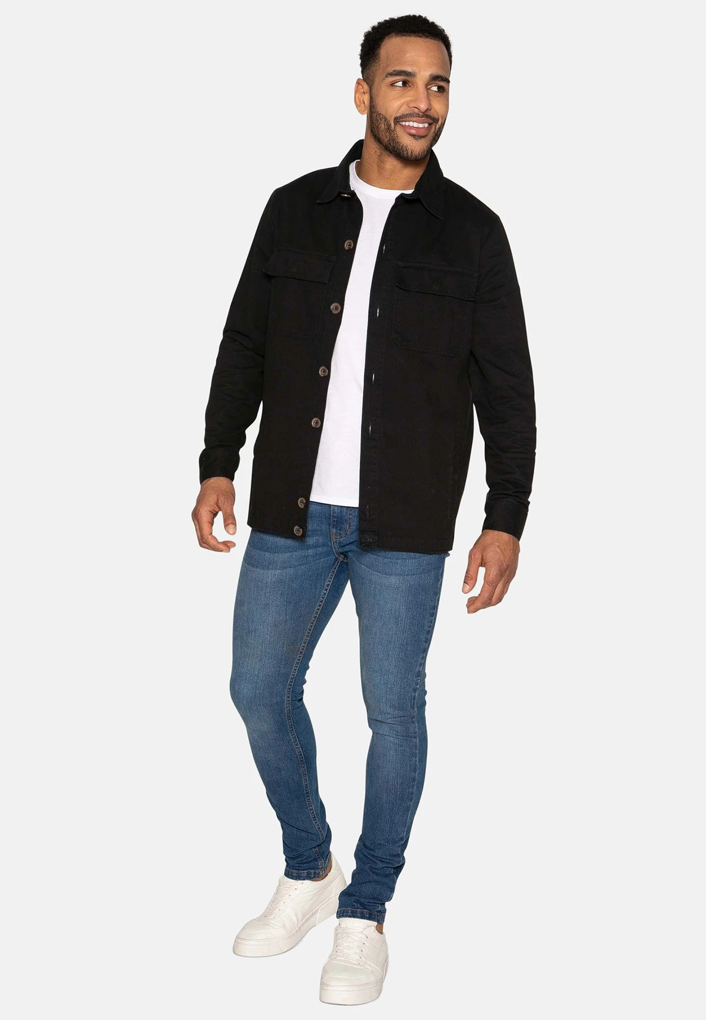 Threadbare Ozone - Lichte Jas - Schwarz 4 Threadbare Ozone - Lichte Jas - Schwarz - Afbeelding 2