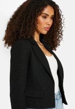 Threadbare Thb Kallithea Boucle - Blazer - Black -eleanor & daniel 55921cf7ba4549f588f46cd7c42b3e7a