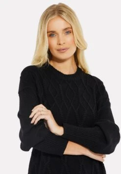 Threadbare Thb Harley Cable - Gebreide Jurk - Black 8 Threadbare Thb Harley Cable - Gebreide Jurk - Black -eleanor & daniel 597a54ec13294181b42005456ed76449