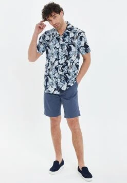 Threadbare Romeo - Overhemd - Midnight Blue -eleanor & daniel 5a654c66a9cf44c49003cb745c7195b8