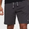 Threadbare 2 Pack Set - Shorts - Charcoal Marl/Navy
