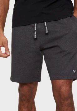 Threadbare 2 Pack Set - Shorts - Charcoal Marl/Navy