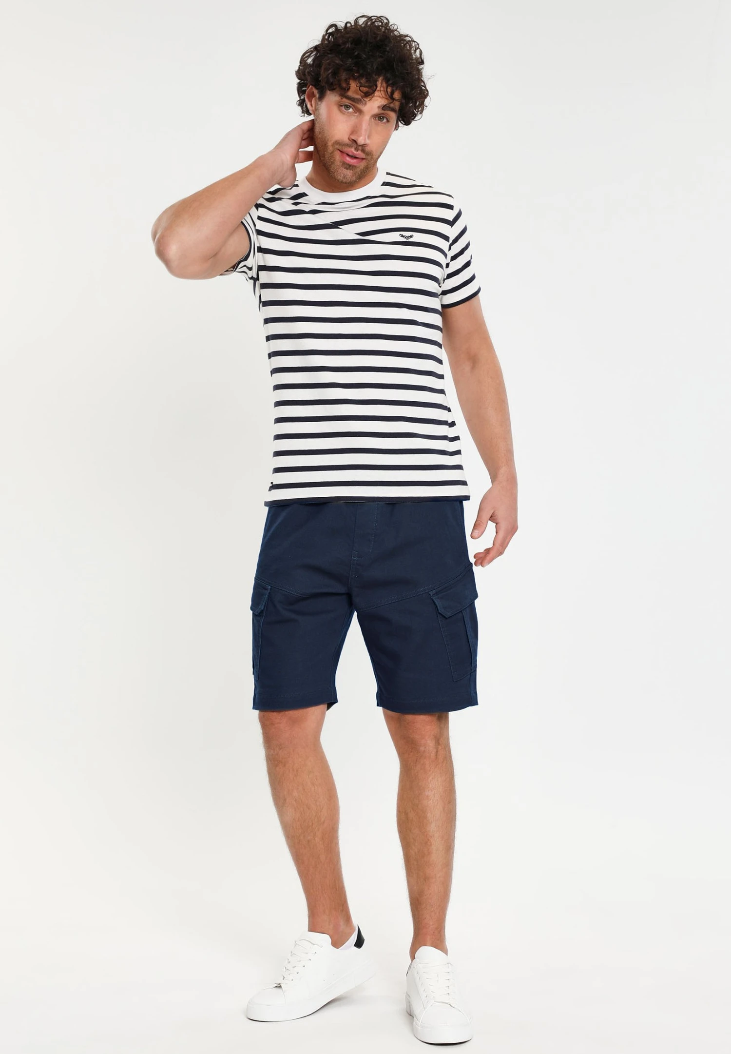 Threadbare Rocky - Shorts - Navy 4 Threadbare Rocky - Shorts - Navy - Afbeelding 2