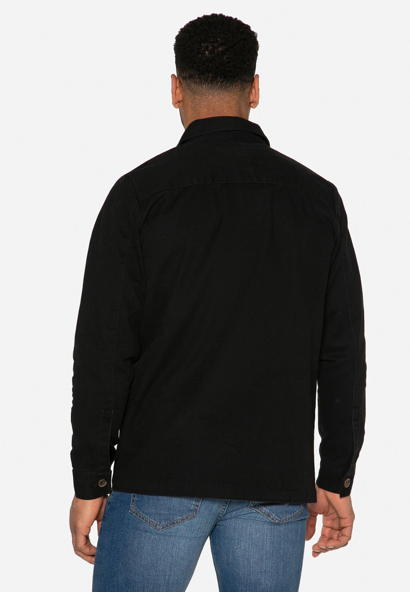 Threadbare Ozone - Lichte Jas - Schwarz 5 Threadbare Ozone - Lichte Jas - Schwarz - Afbeelding 3