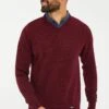 Threadbare Panda - Trui - Burgundy -eleanor & daniel 61aaeb6aed284c35933372ba77269232