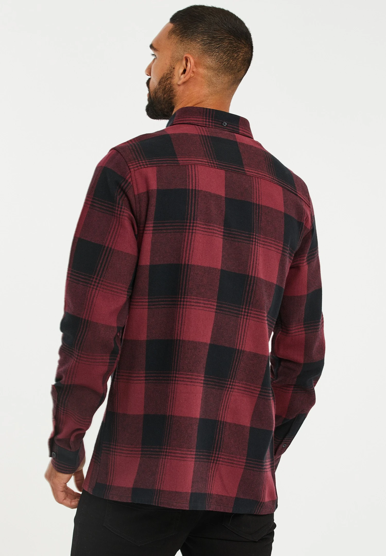 Threadbare L/Slv Cortona - Overhemd - Red 5 Threadbare L/Slv Cortona - Overhemd - Red - Afbeelding 3