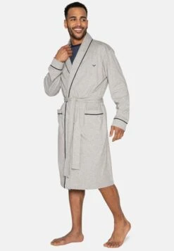 Threadbare Virgo - Badjas - Grau -eleanor & daniel 69721e925ec14df299d2d6b269550ca5