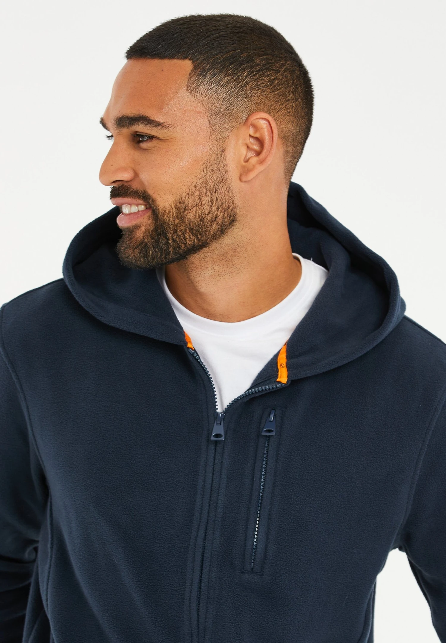 Threadbare Thb Fitness Rueben - Fleecejas - Navy 6 Threadbare Thb Fitness Rueben - Fleecejas - Navy - Afbeelding 4