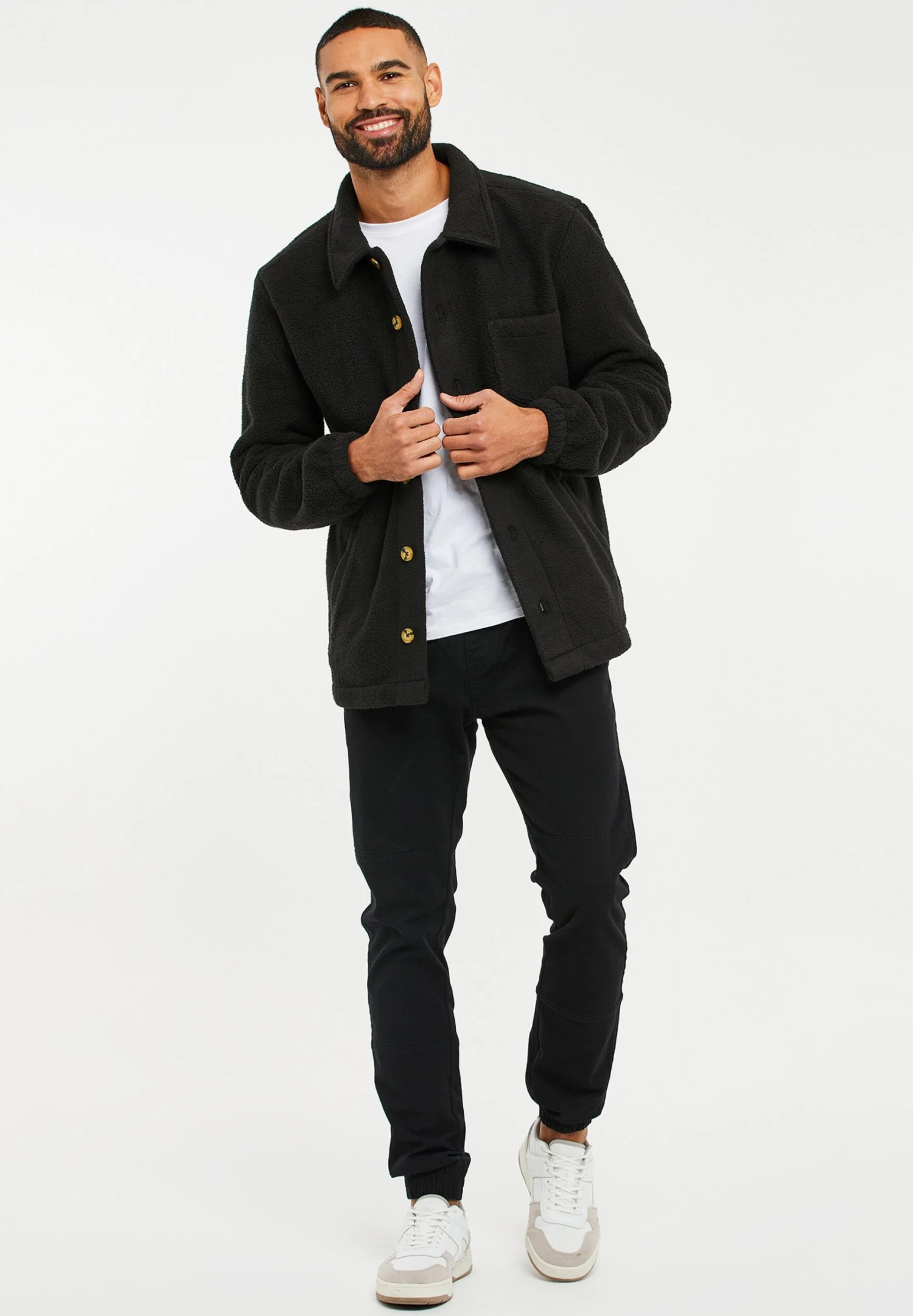 Threadbare Alfred - Fleecejas - Black Borg 4 Threadbare Alfred - Fleecejas - Black Borg - Afbeelding 2