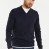 Threadbare Bramwell V-Neck - Trui - Navy -eleanor & daniel 6dcd438f4f7a426bb1307f4a6cb90db0
