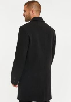 Threadbare Crooked Luxe - Halflange Jas - Black -eleanor & daniel 6e334611347f4d3ca6cc26216a30d1c6