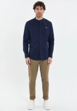 Threadbare Ushuaia - Overhemd - Navy -eleanor & daniel 6e6a7bb8c665478b959fcf891df9f151