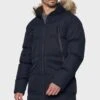 Threadbare Winterjas - Navy -eleanor & daniel 71d5a276e4864db5a336c209766c3d77