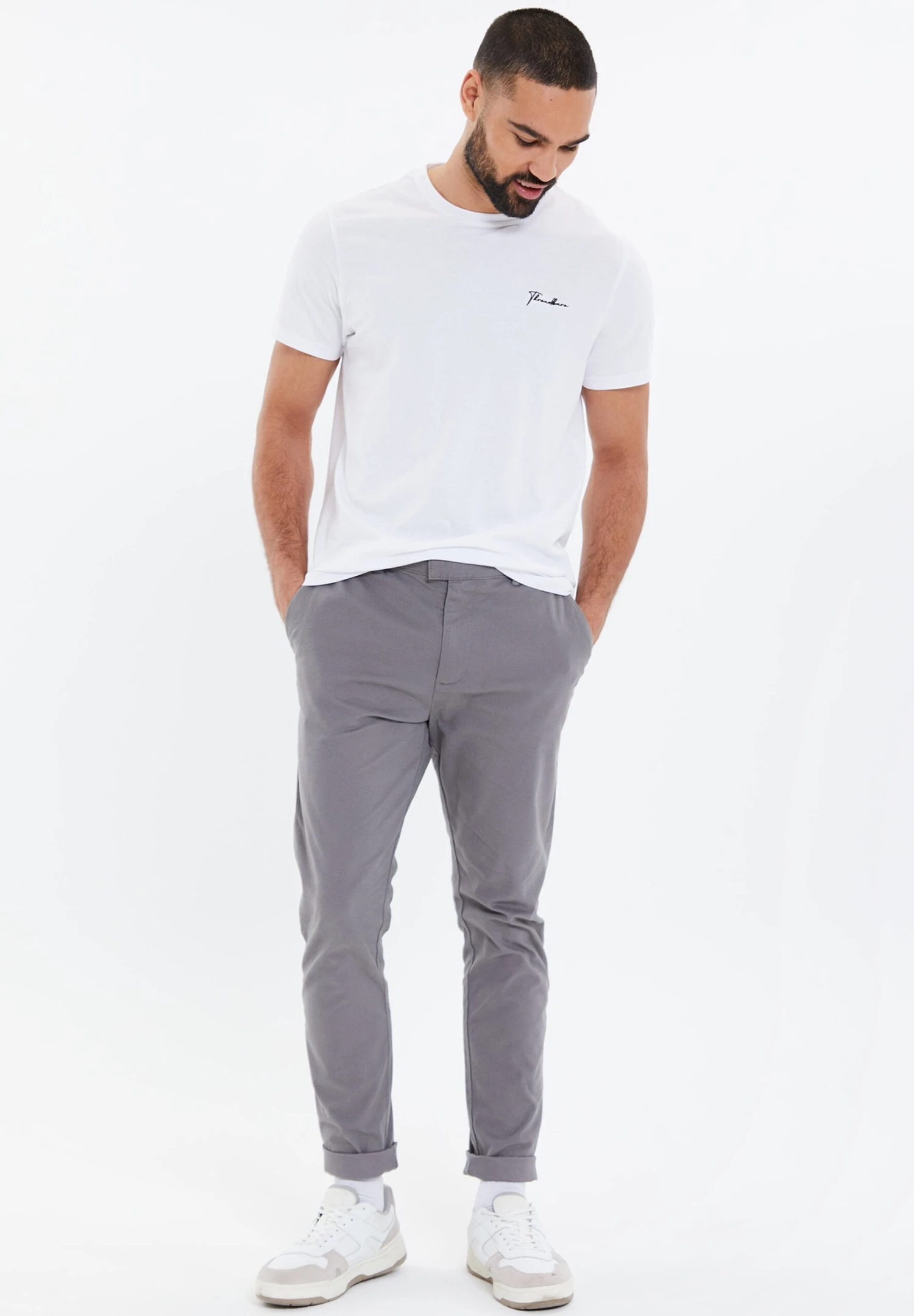 Threadbare Stretch Marley - Chino - Charcoal 4 Threadbare Stretch Marley - Chino - Charcoal - Afbeelding 2
