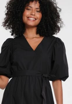 Threadbare Ocean Poplin - Jurk - Black -eleanor & daniel 73d67f05d9dc4c0f8943475c831c141b