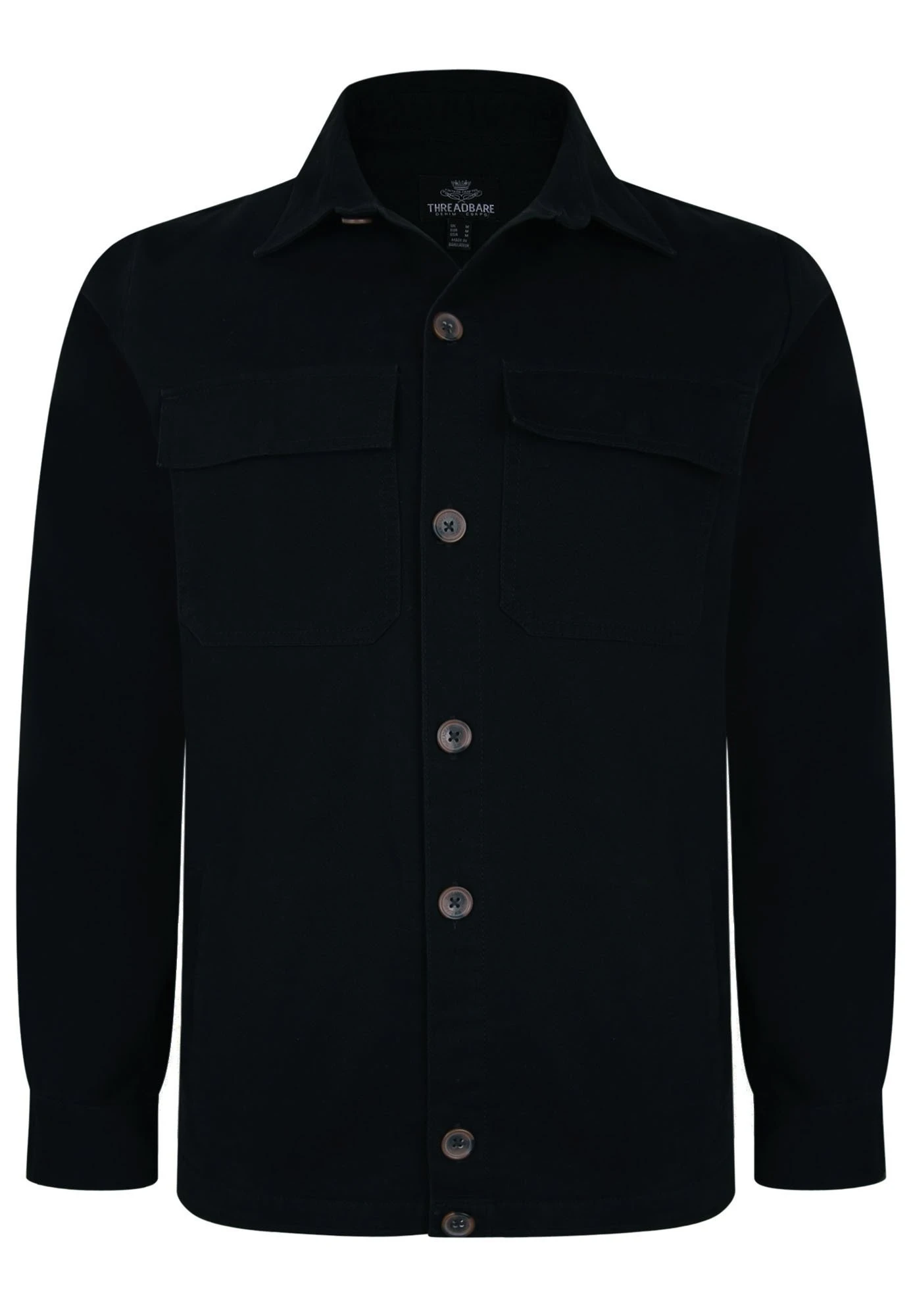 Threadbare Ozone - Lichte Jas - Schwarz 7 Threadbare Ozone - Lichte Jas - Schwarz - Afbeelding 5