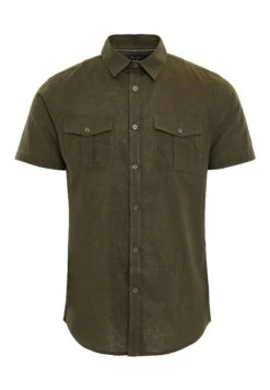 Threadbare Overhemd - Khaki -eleanor & daniel 7492a40c29bf4dce9dc19fc6041bd8d8