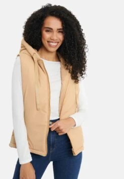 Threadbare Bodywarmer - Beige