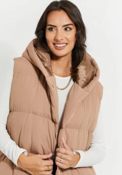 Threadbare Bodywarmer - Stone -eleanor & daniel 7a01f5f1e7fa47c389acd8491fd81e14