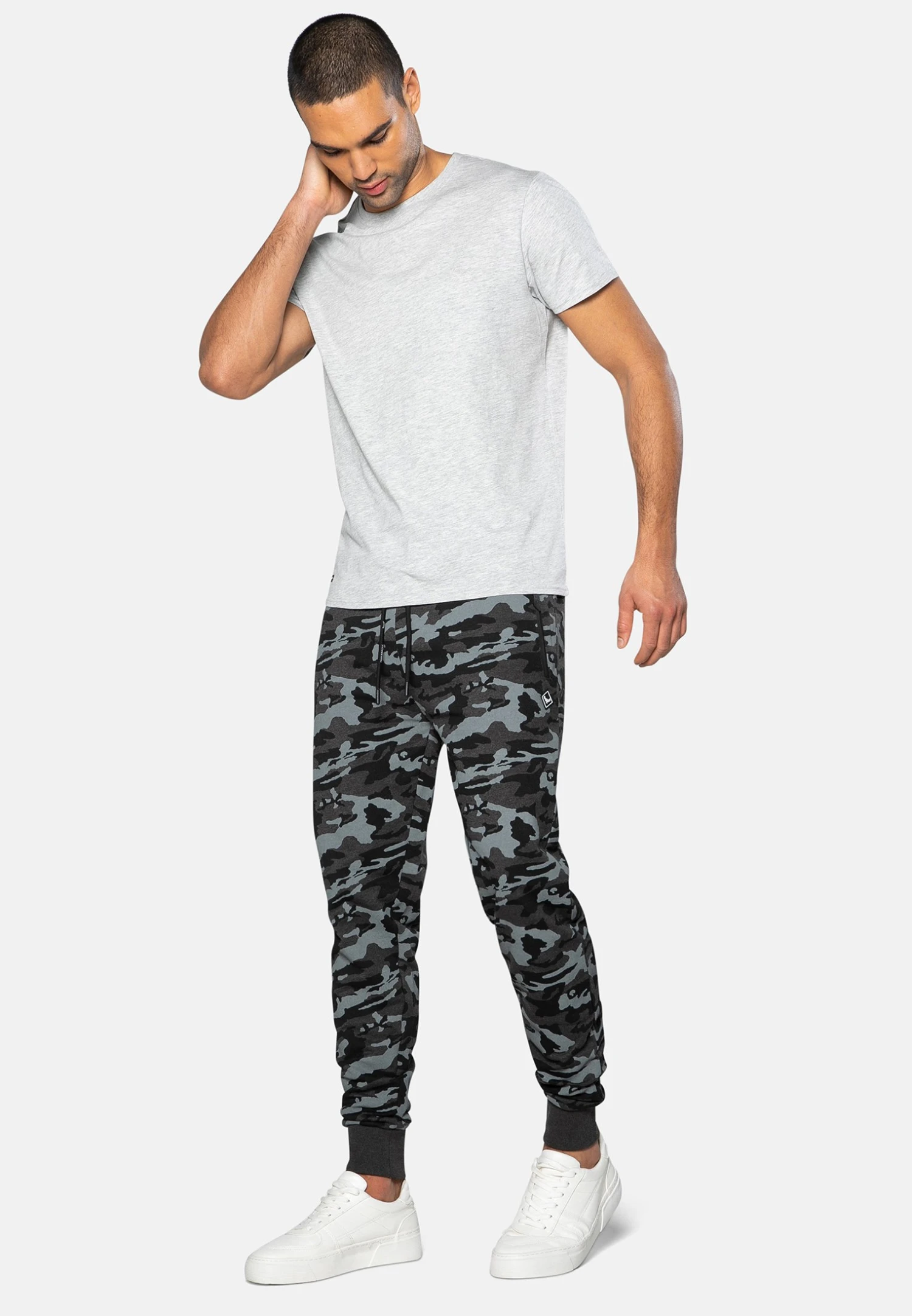Threadbare Trainingsbroek - Charcoal Camo 4 Threadbare Trainingsbroek - Charcoal Camo - Afbeelding 2