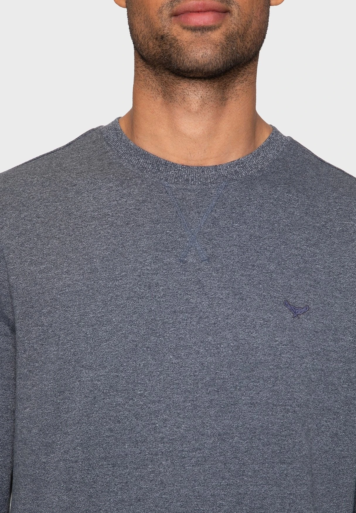 Threadbare Crew Satsuma - Sweater - Navy Grindle 6 Threadbare Crew Satsuma - Sweater - Navy Grindle - Afbeelding 4