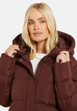 Threadbare Hayley - Winterjas - Bitter Choc -eleanor & daniel 7b83e5e3e0644adb8ba8205569cbdfe3